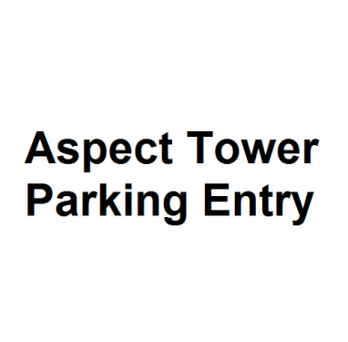 Aspect Tower Parking Entry