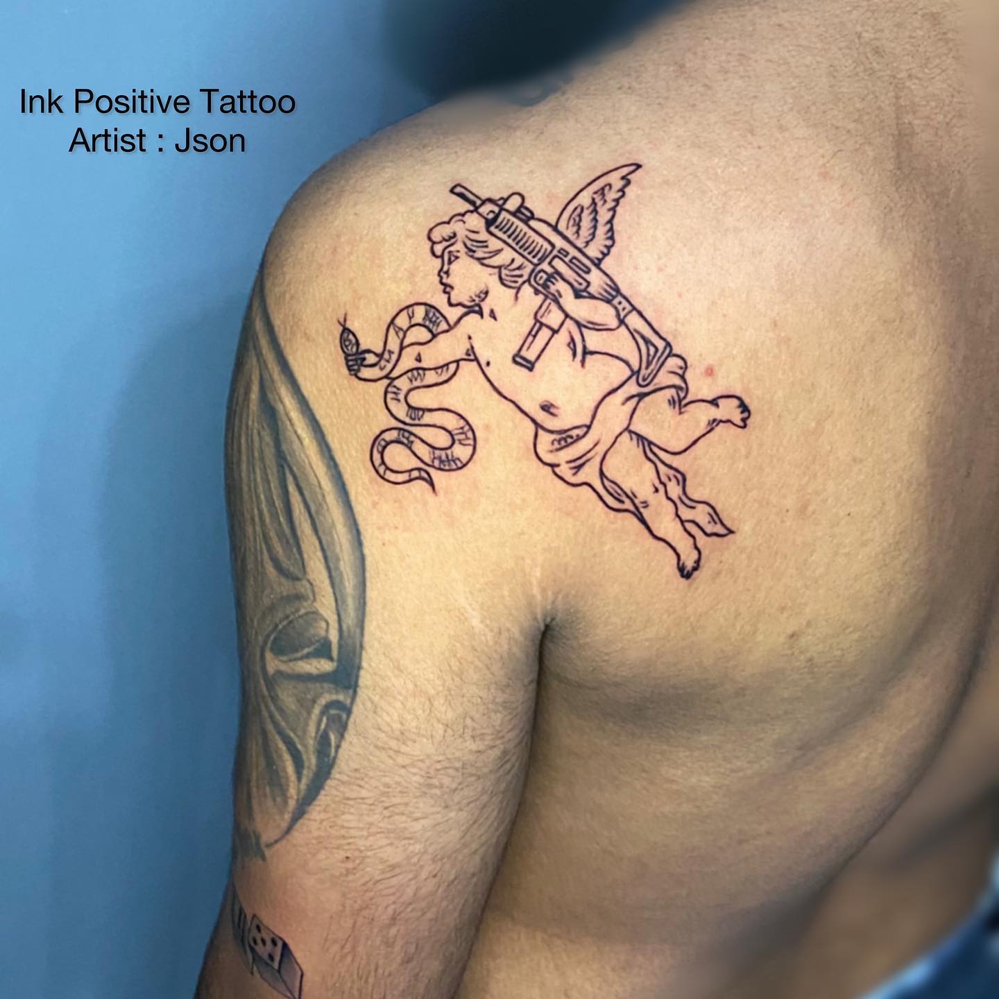 Skin Machine Tattoo Studio - Beautifully designed this STAY POSITIVE !  Tattoo by Akash Chandani Thanks for looking! Email for appointments-  skinmachineteam@gmail.com #fearless #art #girlswithtattoos #inkedgirls  #inkedforlife #inked #tattooed #tattoos ...