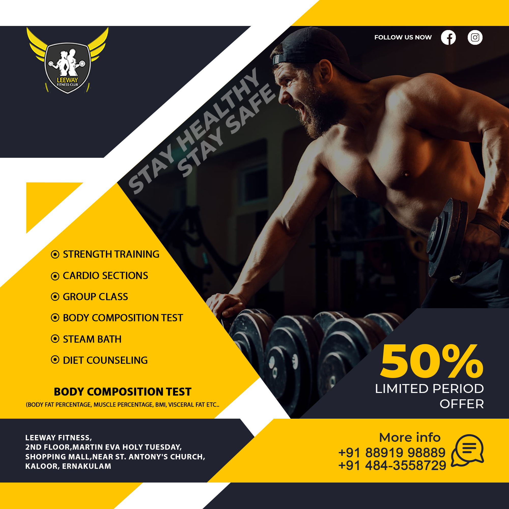 Leeway Fitness Club (Gyms) in Al Karama | Get Contact Number, Address ...
