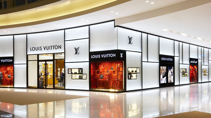 Louis Vuitton in Dubai mall 