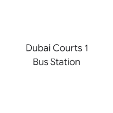 Dubai Courts 1 - Bus Stand