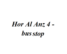Hor Al Anz 4 - bus stop