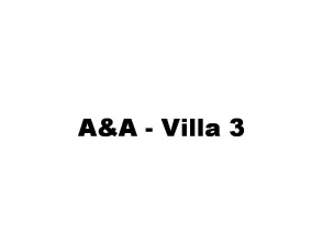 A&A - Villa 3
