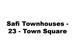 Safi Townhouses - 23 - Town Square