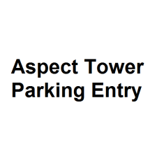Aspect Tower Parking Entry